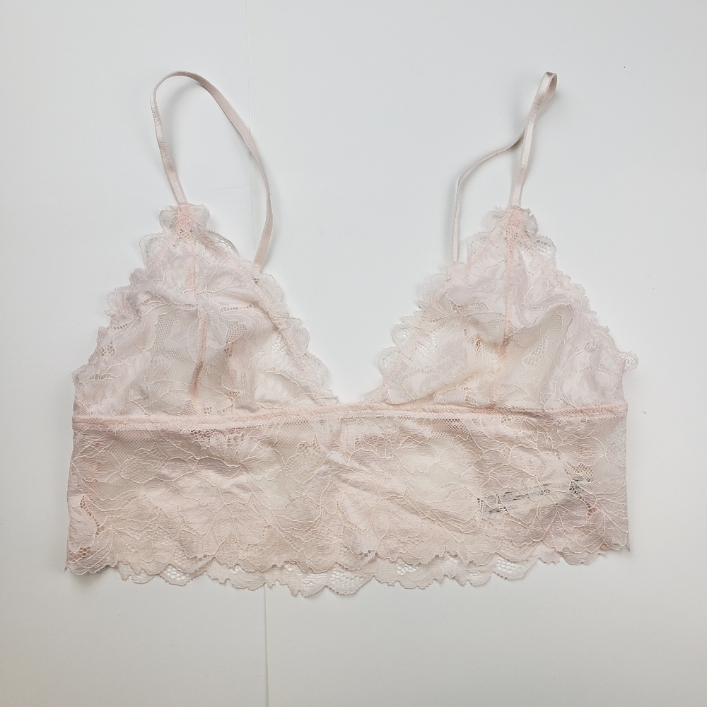 Free People Lace Bralette - Light Pink